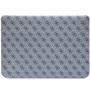 Guess 4G Stripe Metal Logo dėklas 14" nešiojamam kompiuteriui - mėlynas
