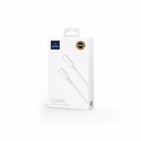 WiWU - Classic serijos duomenų kabelis Wi-C007 USB A į USB C 5A - baltas