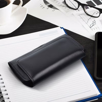 ROYAL universalus horizontalus odinis diržo dėklas dydis XL IPHONE 13 PRO MAX / 14 PRO MAX / SAMSUNG S21 PLUS / S20 FE / A50 / A51 5G / HUAWEI P30 PRO / P40 PRO / OPPO A98 5G juodas