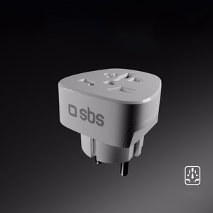 Adapteris iš Schuko/DE sieninio kištuko į universalų kištuką