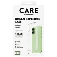 CARE by PanzerGlass Flagship Urban Explorer dėklas su permatomu rėmeliu iPhone 17 - permatomas