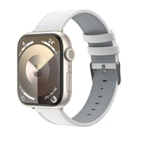 Benks Vintažinė odinė laikrodžio juosta Apple Watch 42/44/45/49 balta (f)