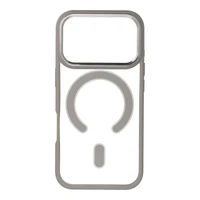 COLOR EDGE MAG COVER magnetinis dėklas telefonui, suderinamas su MagSafe, skirtas IPHONE 17 Pro, titano pilkas