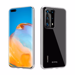Crong Crystal Slim dėklas, skirtas Huawei P40 Pro, skaidrus