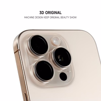 Apsauginis stiklas kameros lęšiams Tel Protect 3D Lens ant kameros Iphone 14/14 Plus/16e skaidrus (2 vnt.)