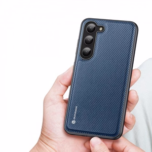 Dux Ducis Fino dėklas Samsung Galaxy S23+ su silikoniniu rėmeliu mėlynas