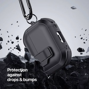 DUX DUCIS PECP - TPU+PC apsauginis dėklas AirPods 4 juodas