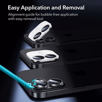 ESR Armorite kameros dangtelis iPhone 16 / 16 Plus / 17 - skaidrus