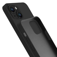 iPhone 13 dėklas iš 3mk Silicone Case serijos - juodas