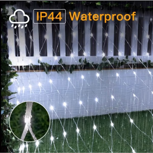 LED užuolaida (120 lempučių) 1,5M x1,5M šaltai balta