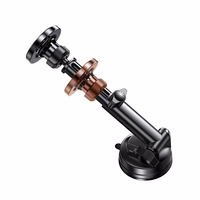 FORCELL F-GRIP PrecisionX magnetinis automobilinis laikiklis priekinio stiklo / prietaisų skydelio / oro angos tvirtinimui, suderinamas su MagSafe, juodas