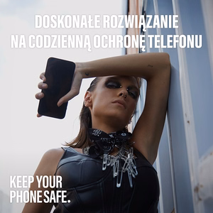 SAFE by PanzerGlass Apsauginis stiklas su itin plačiu tinka, skirtas iPhone 15 Plus