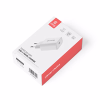 Crong USB-C Travel įkroviklis – USB-C Power Delivery 20W tinklo įkroviklis (baltas)
