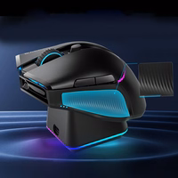 Machenike L8 Pro Belaidė žaidimų pelė su Krovimo stotelė - juodas