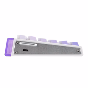 HERO84 HE White+Purple+Gradient+LIGHT JadeKing RGB AULA gasket klaviatūra