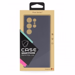 Telefono dėklas TM Pure Silicone skirtas Samsung S916 S23 Plus / Charcoal Gray / (Blister)