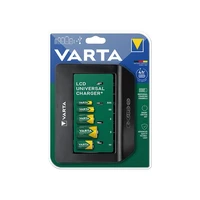 VARTA LCD UNIVERSALUS ĮKROVIKLIS + 57688 9V, R14, R20 (be baterijų)