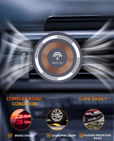 JELLICO automobilinis laikiklis Magsafe su belaidžiu įkrovimu W14 15W Juodas