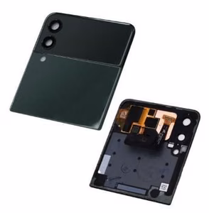 Ekranas Samsung F711 Z Flip3 5G su lietimui jautriu stikliuku ir rėmeliu išorinis (Outer) Green originalus (used Grade B)