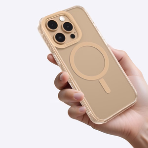 AmazingThing Titan Pro Mag dėklas su magnetiniu žiedu iPhone 16 Pro Max - rožinis auksas