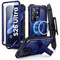 Supcase iBlason ArmorBox Clip Mag MagSafe Dėklas for Samsung Galaxy S26 Ultra - tamsiai mėlynas and juodas