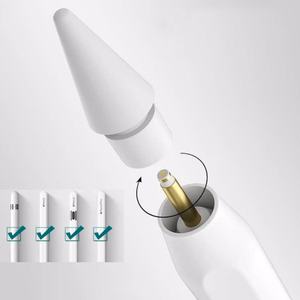 Tech-Protect Сменные наконечники для Apple Pencil, 4 шт., белые