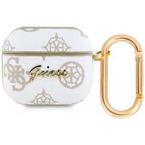 Guess GUA3PG4GPH AirPods 3 dėklas balta 4G Hook