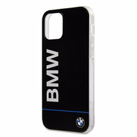 BMW Hardcase Signature Printed Logo Dėklas skirtas iPhone 12 / 12 Pro - juodas