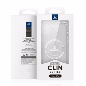 Dėklas Dux Ducis Clin Magsafe Apple iPhone 16 Plus skaidrus
