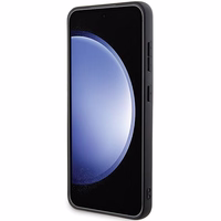 Ferrari Carbon Stitched Bottom dėklas telefonui Samsung Galaxy S24 - juodas