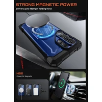 "Supcase UB Grip Mag MagSafe" dėklas "Samsung Galaxy S26" - tamsiai mėlynos ir juodos spalvos