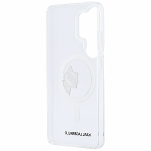 Karl Lagerfeld dėklas Magnetic IML Peekaboo Choupette skirtas Samsung Galaxy S26 Ultra skaidrus