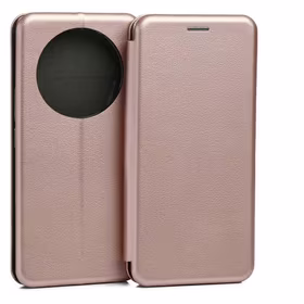 Beline Book Magnetic dėklas Honor Magic7 Lite rožinis auksinis