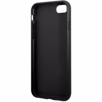 Guess GUHCI84GMGGR iPhone 7/8/SE 2020/2022 pilkas/pilkas kietas dėklas 4G Didelis Metalinis Logotipas
