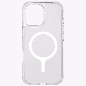 Uniq LifePro Xtreme Magclick зарядный чехол iPhone 17 - прозрачный с блестками