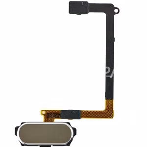 Шлейф Samsung G920 S6 с кнопкой Home золотой Оригинал