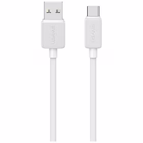 Laidas USAMS KY Series US-SJ693 3A USB-C į USB-A 2m baltas