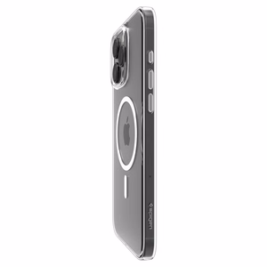 Spigen Thin Fit MagSafe deklas, skirtas iPhone 16 Pro - Skaidrus ir baltas