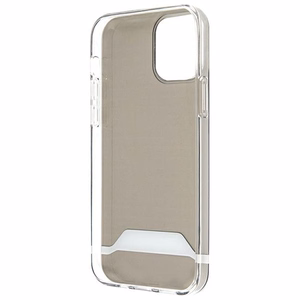 AMG Electroplate juodas ir baltas dėklas iPhone 12 / 12 Pro - skaidrus