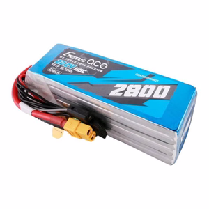 Gens ace G-Tech 2800mAh 22.2V 60C 6S1P LiPo akumuliatorių blokas su XT60 jungtimi