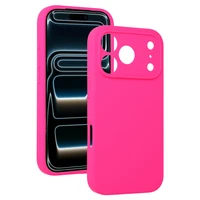 Silikoninis Lite dėklas telefonui Iphone 17 Pro Max fuksijų