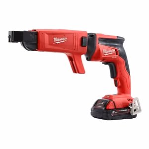 Milwaukee M18 FSGC-202X 4933459199 – 18 V akumuliatorinis gipso kartono suktuvas su automatiniu varžtų padavimo priedu, 2 × 2.0 Ah akumuliatoriai, kroviklis ir HD-Box
