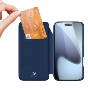Dėklas Dux Ducis Skin Pro Apple iPhone 17 Pro tamsiai mėlynas