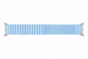 Mėlynas „Samsung SVL33LL Fabric Band“ medžiaginis laikrodžio dirželis (M/L), skirtas „Galaxy Watch9“ ir „Galaxy Watch8“