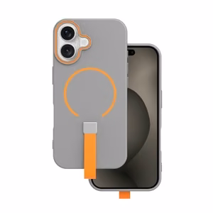Loop Thin Mag dėklas for iPhone 16 Pro 6,3" pilkas