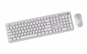 KEYBOARD +MOUSE WRL CYRILLIC/WH KBS-WPS-01-W-CYRL GEMBIRD