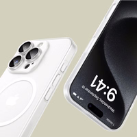 Tech-Protect MagSlim Magnetinis dėklas telefonui iPhone 16 Pro - baltas