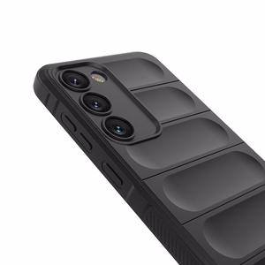Magic Shield dėklas Samsung Galaxy S23+ lankstus šarvuotas dangtelis juodas