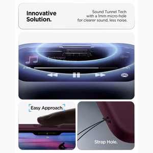 Spigen Nano Pop MagSafe  iPhone 18 Pro / 17 Pro dėklas, tamsios vyšnių spalvos