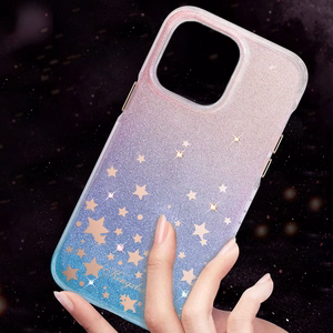 Kingxbar Heart Star Series dėklas iPhone 14 Plus dėklas su zodiako žvaigždėmis